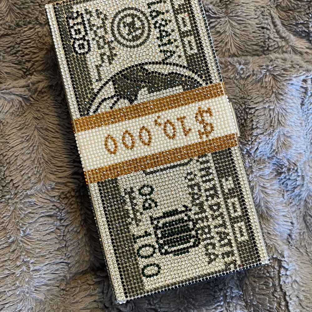 Bling clutch, never used tag still attached